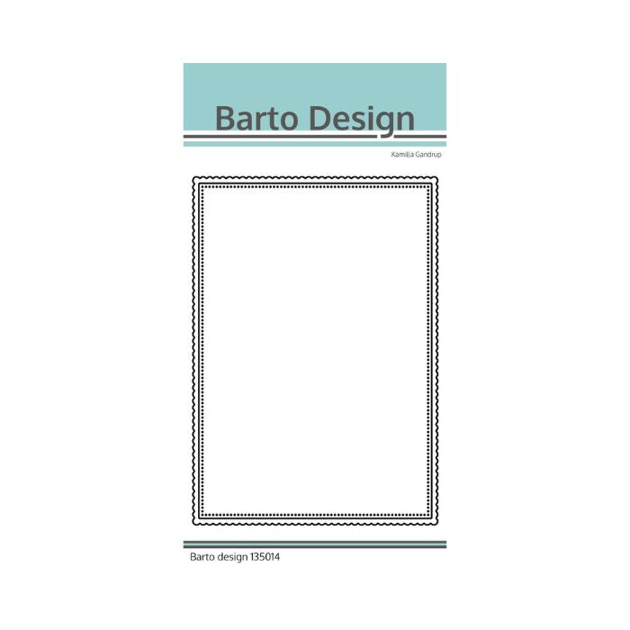 Barto Design Dies "Scalloped Rectangle"