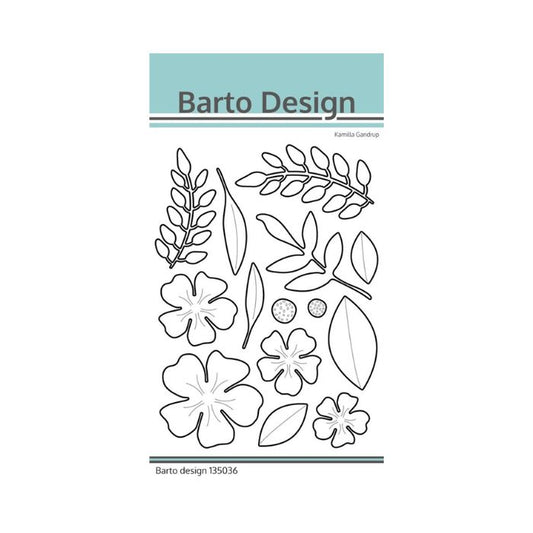 Barto Design Dies "Flower & Leaves"