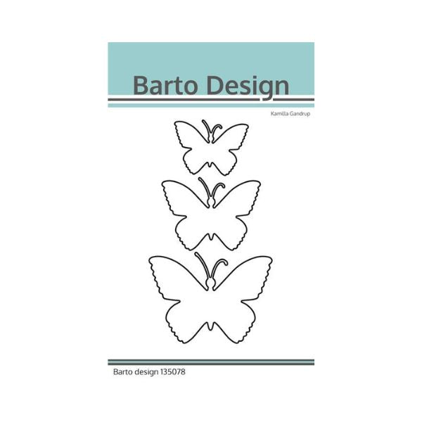 Barto Design Dies "Solid Butterfly"