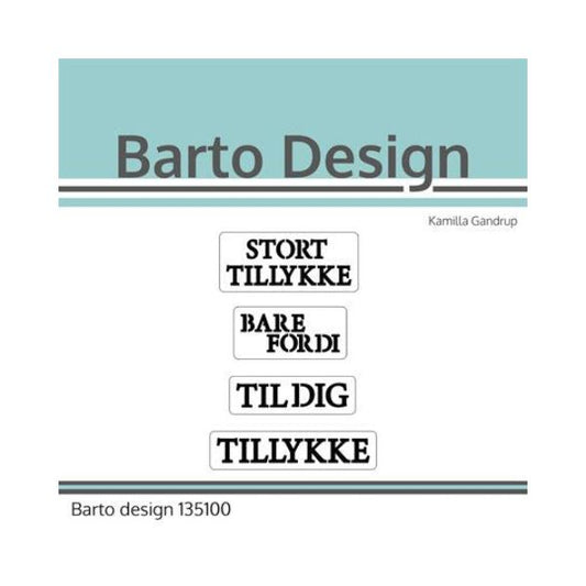 Barto Design Dies "Danske tekster - Add-On #135097"