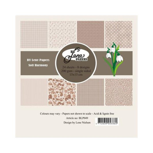 By Lene Paperpad 15x15 “Soft Harmony" BLP049