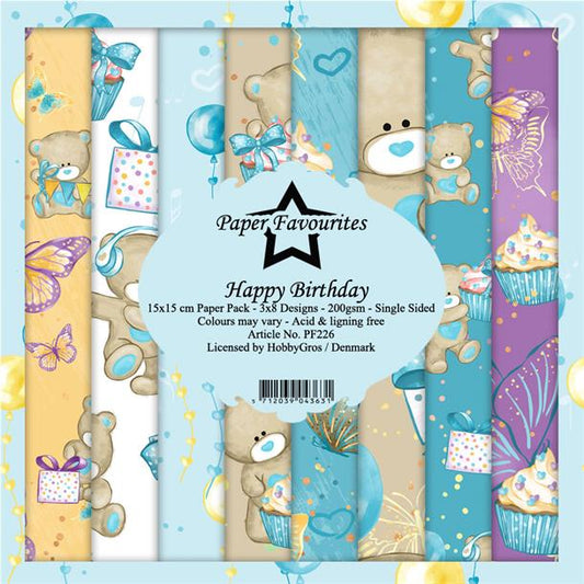 Paper Favourites Paper Pack "Happy Birthday" PF226