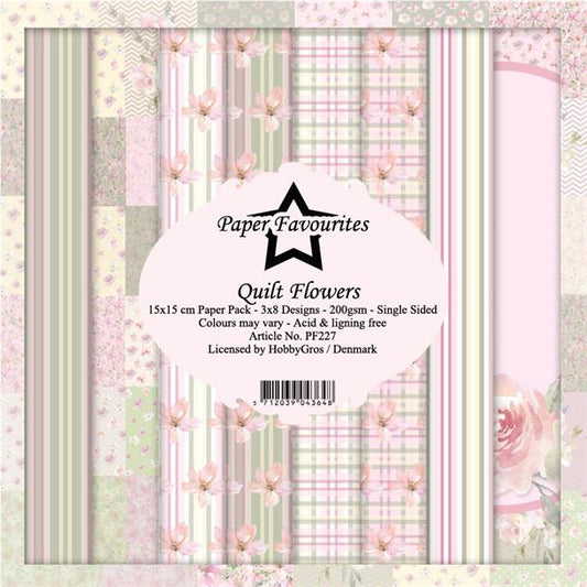 Paper Favourites Paper Pack "Quilt Flowers" PF227