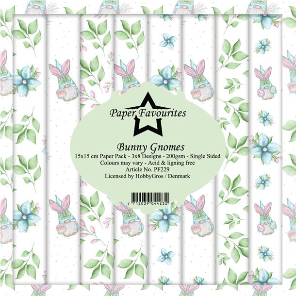 Paper Favourites Paper Pack "Bunny Gnomes" PF229