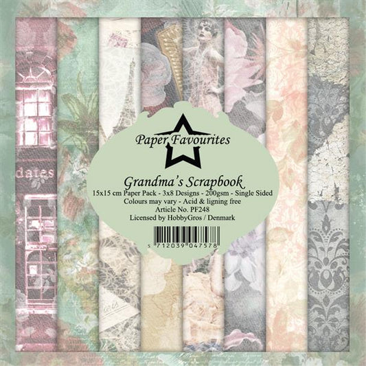 Paper Favourites Paper Pack "Grandm'a Scrapbook" PF248