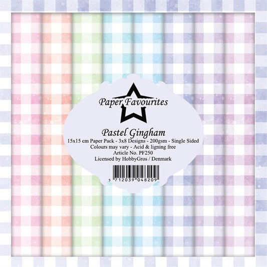 Paper Favourites Paper Pack "Pastel Gingham" PF250