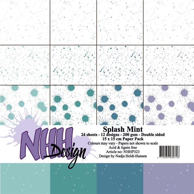 NHH Paperpad 15x15 cm "Splash Mint" NHHP323