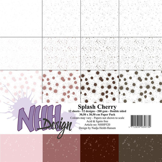 NHH Paperpad 30,5x30,5cm "Splash Cherry" NHHP520