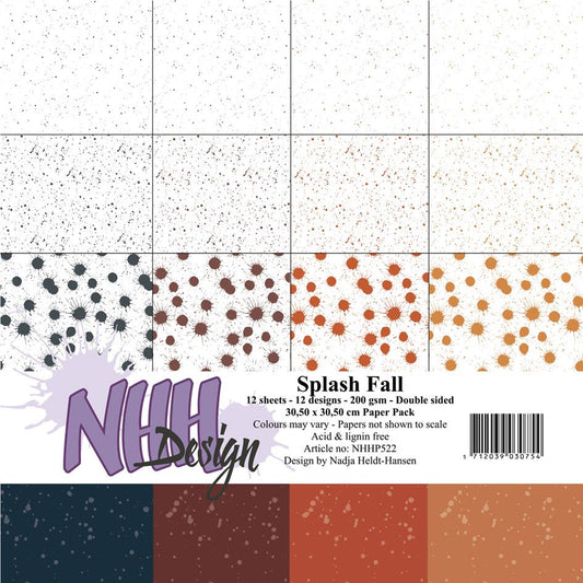 NHH Paperpad 30,5x30,5cm "Splash Fall" NHHP522