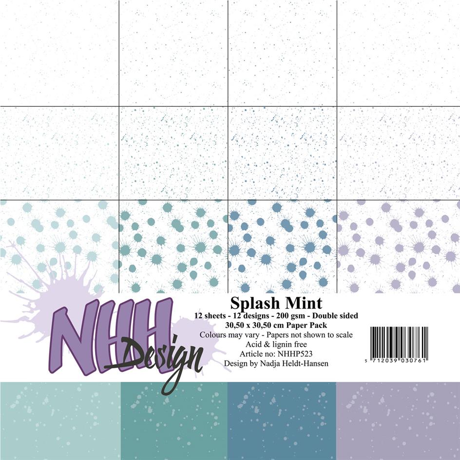 NHH Paperpad 30,5x30,5cm "Splash Mint" NHHP523