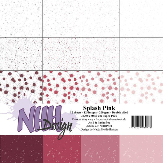 NHH Paperpad 30,5x30,5cm "Splash Pink" NHHP524