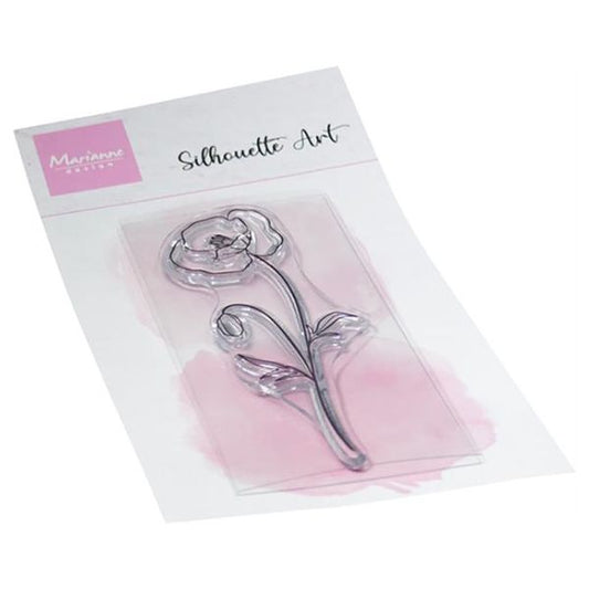 Marianne Design Clearstamp "Silhouette Art: Poppy" CS1160