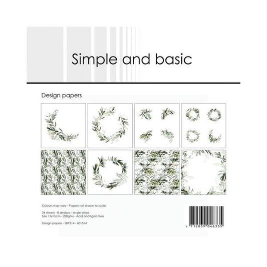 Simple and Basic Design Papers "Green Softness" SBP514