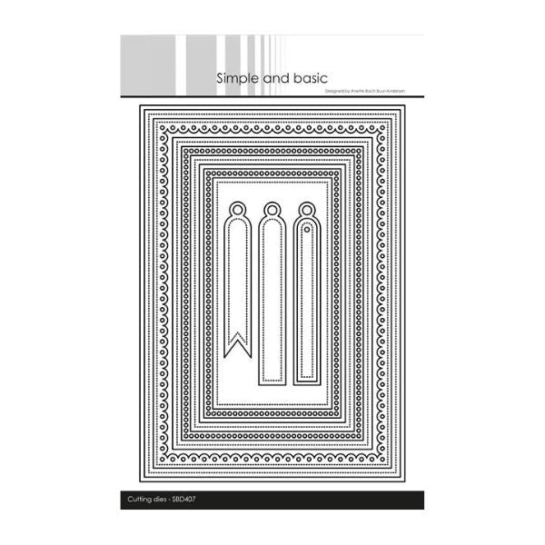 Simple and Basic die "A5 Card Frames" SBD407