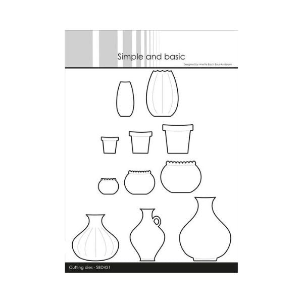 Simple and Basic die "Pots and vases" SBD431