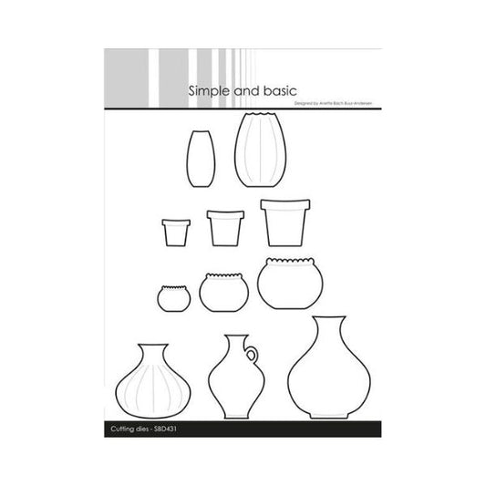 Simple and Basic die "Pots and vases" SBD431