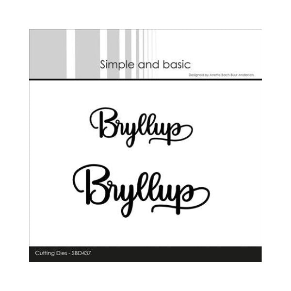 Simple and Basic die "Bryllup" SBD437