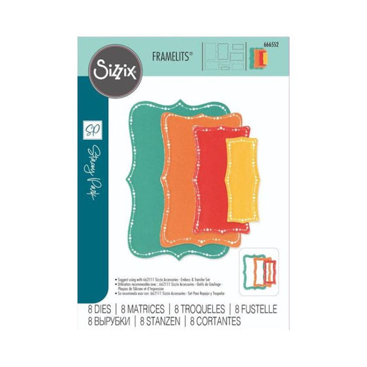 Sizzix/Stacey Park "Fanciful Framelits - Doris Dotted Top Note"