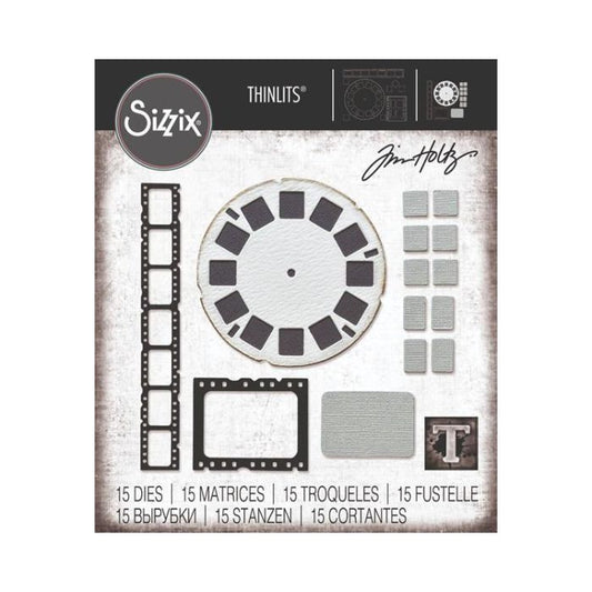 Sizzix/Tim Holtz Thinlits Die "Vault - Picture Show"