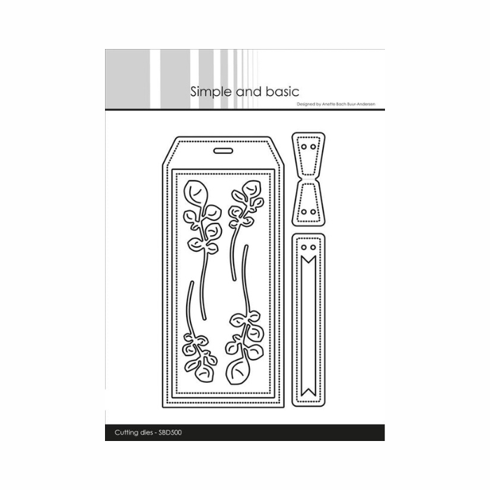 Simple and Basic die "Tag w/Add-Ons" SBD500