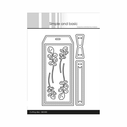 Simple and Basic die "Tag w/Add-Ons" SBD500