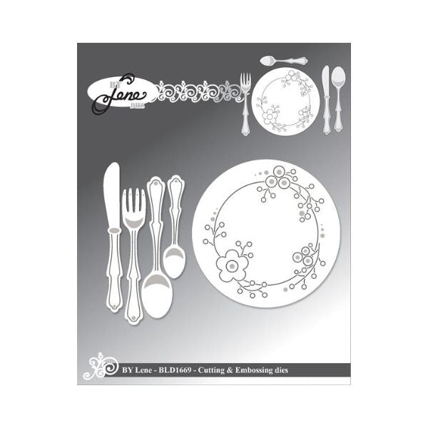 By Lene Dies "Plate & Cutlery" BLD1669