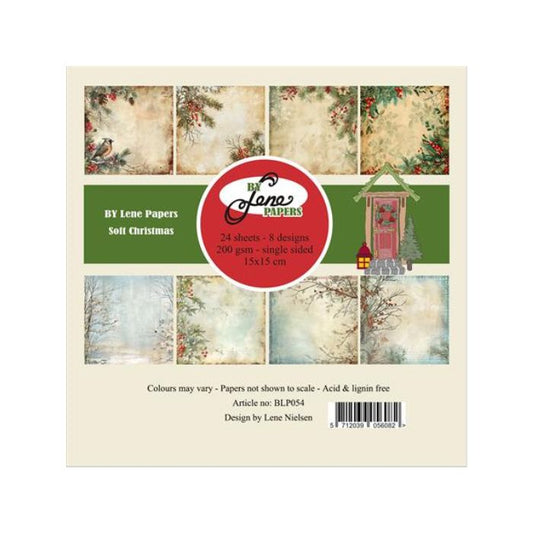 By Lene Paperpad 15x15 "Soft Christmas" BLP054