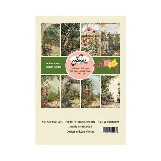 By Lene Paperpad 10x21 "Country Garden" BLP253