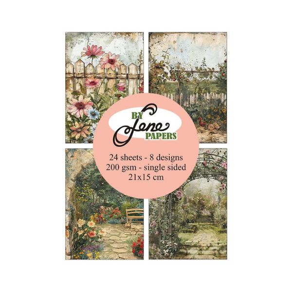 By Lene Paperpad 10x21 "Country Garden" BLP253