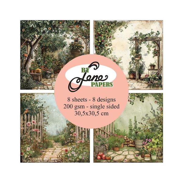 By Lene Paperpad 30x30 "Country Garden" BLP353