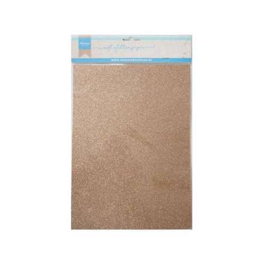 MARIANNE DESIGN Soft Glitter Paper - Bronze CA3145