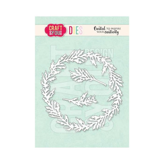 Craft & You Dies "Cedar Wreath" CW311