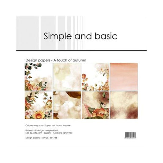 Simple and Basic Design Papers "A touch of autumn" SBP738