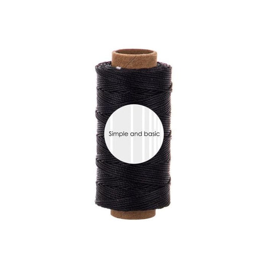 Simple and basic Polyester Thread "Black" SBA701