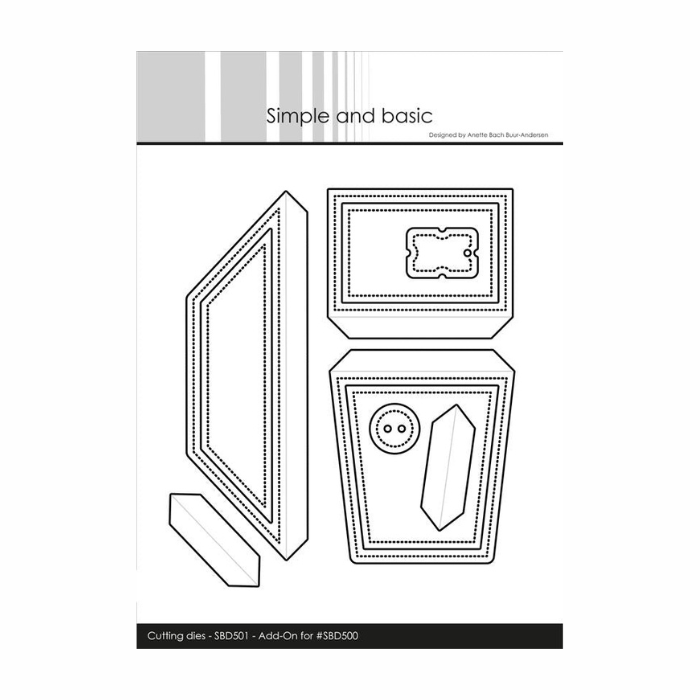 Simple and Basic die "Envelope parts for #SBD500" SBD501