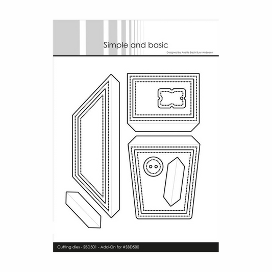 Simple and Basic die "Envelope parts for #SBD500" SBD501