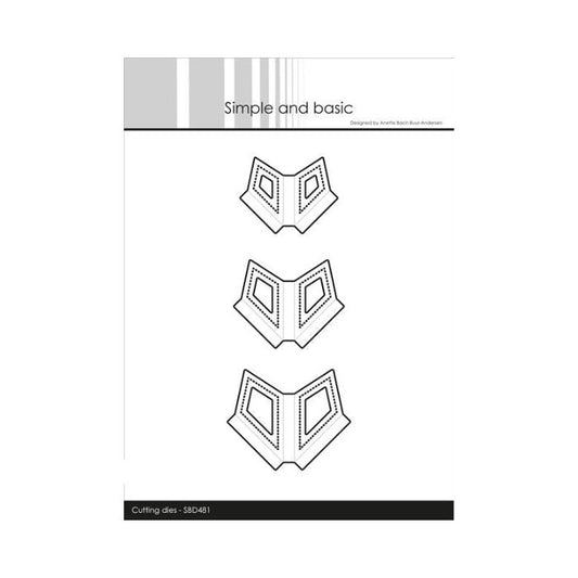 Simple and Basic die "3D star - Flat" SBD481