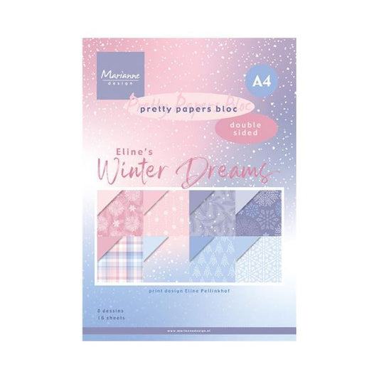 Marianne Design Paperpad "Eline's Winter Dreams" PB7067