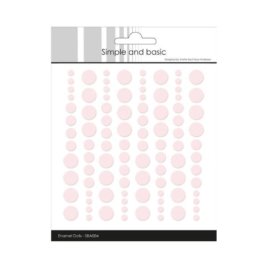 Simple and Basic Enamel Dots "Baby Rose (96 pcs)" SBA004