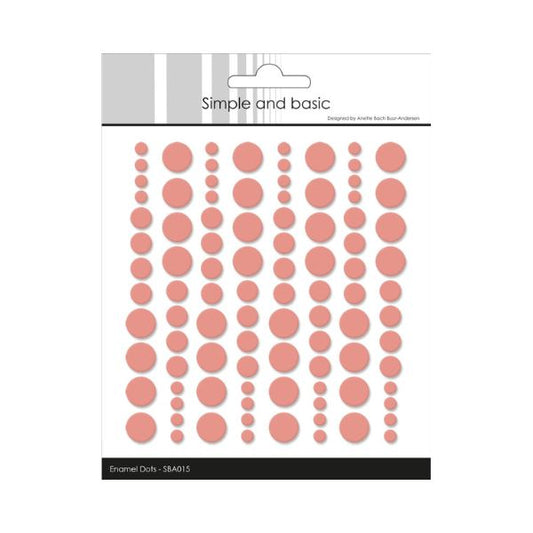 Simple and Basic Enamel Dots "Fresh Peach (96 pcs)" SBA015