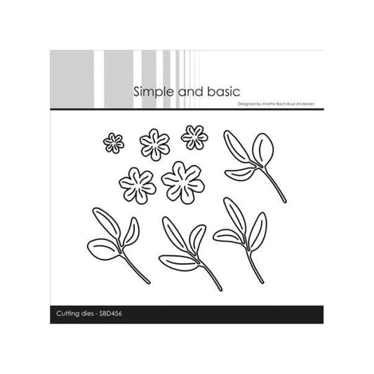 Simple and Basic die "Flowers and Leaves" SBD456