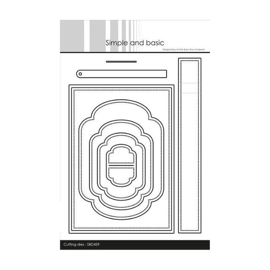 Simple and Basic die "Interactive Flip Card A6" SBD459