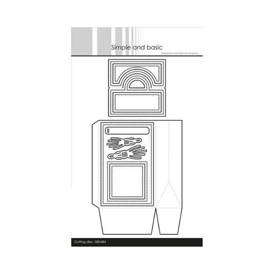 Simple and Basic die "Giftbag w/Topper closure" SBD484