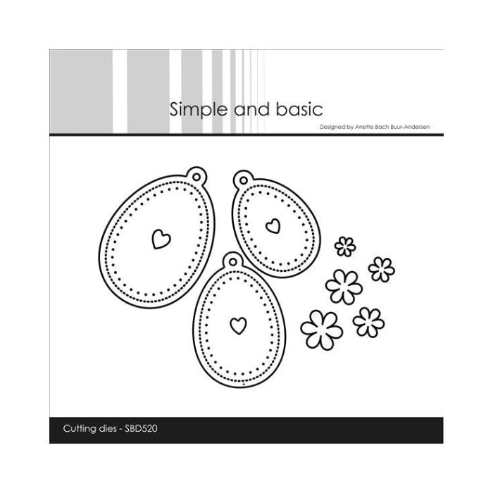 Simple and Basic die "Easter eggs" SBD520