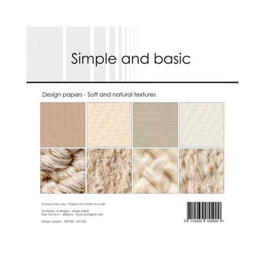 Simple and Basic Design Papers "Soft and natural textures" SBP535