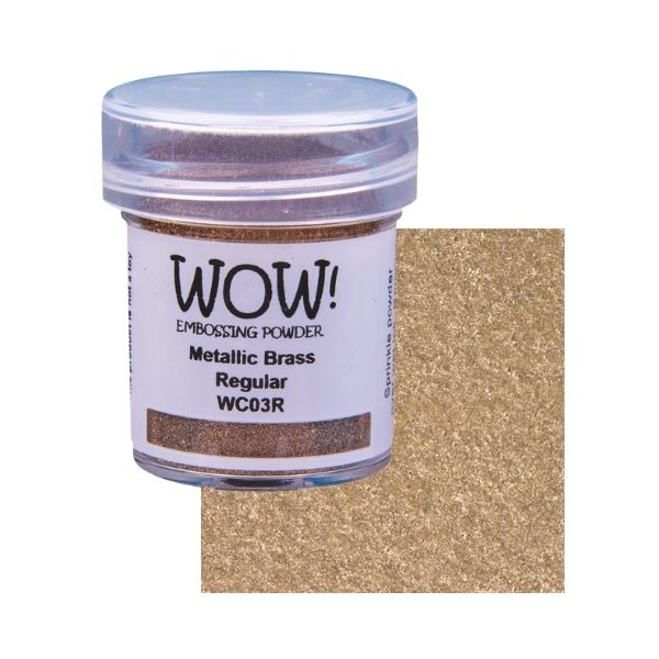 WOW! Embossing Powder "Metallics - Brass - Regular" WC03R