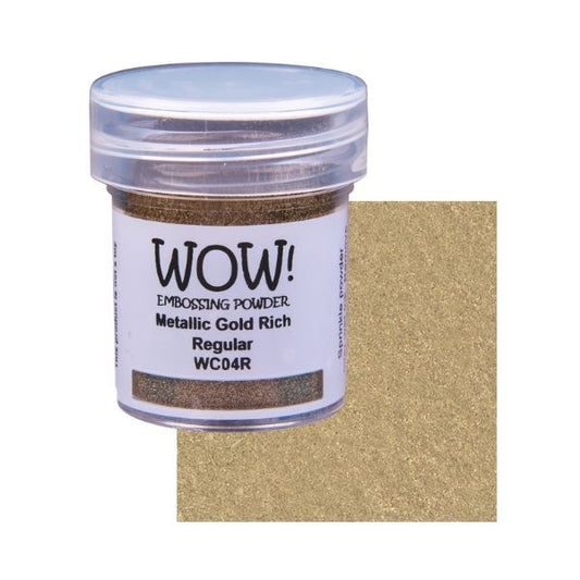 WOW! Embossing Powder "Metallics - Gold Rich - Regular" WC04R