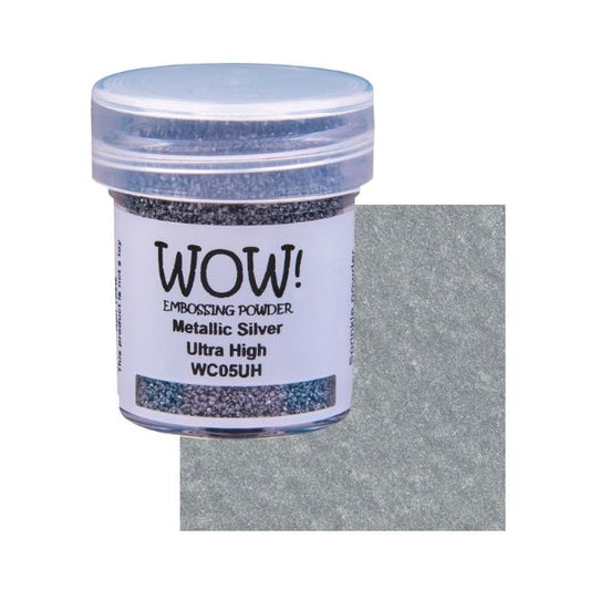 WOW! Embossing Powder "Metallics - Silver - Ultra High" WC05UH