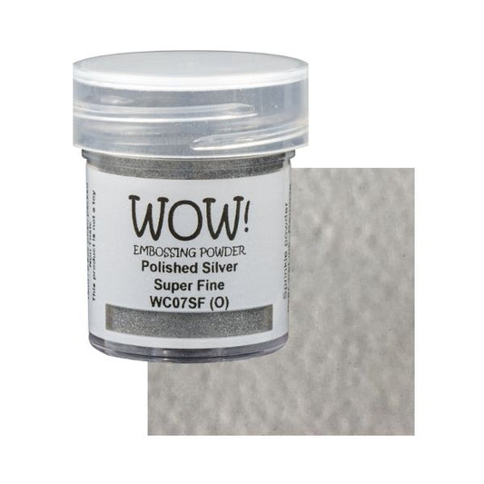 Embossing Powder "Metallics - Polished Silver - Super Fine" WC07SF