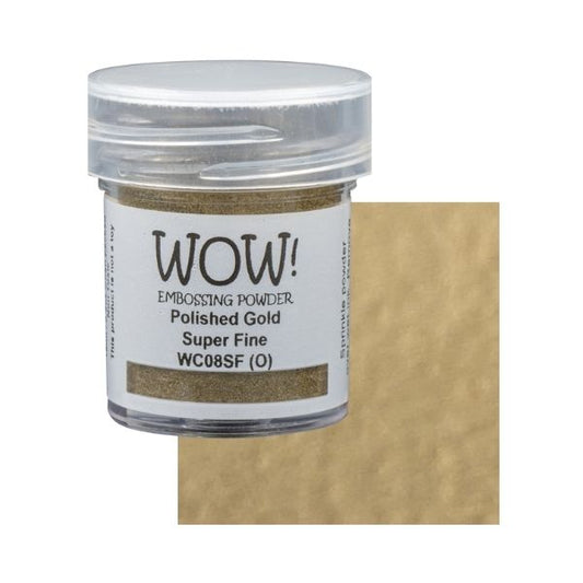 WOW! Embossing Powder "Metallics - Polished Gold - Super Fine" WC08SF